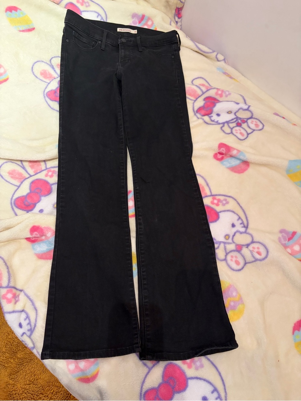 Levi's shaping bootcut black jeans US28